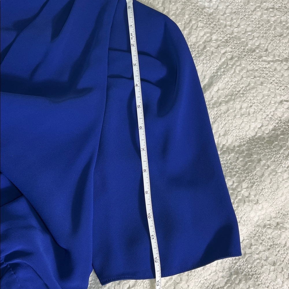 Amanda Uprichard Cobalt Blue maxi Dress size L - Picture 5 of 13